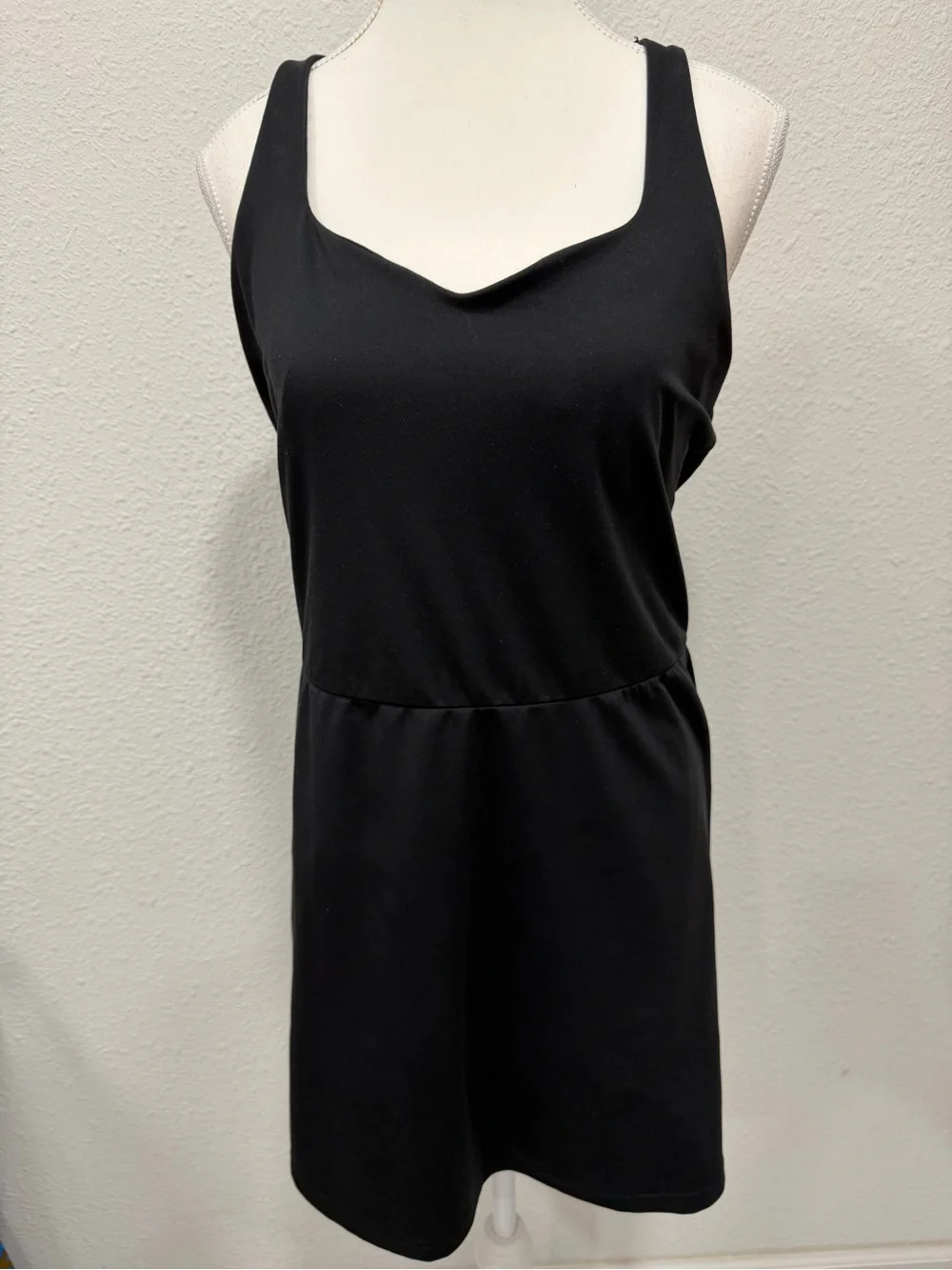 all in motion Black Athletic Lined Racerback Dress Size Large in GUC - Picture 2 of 10